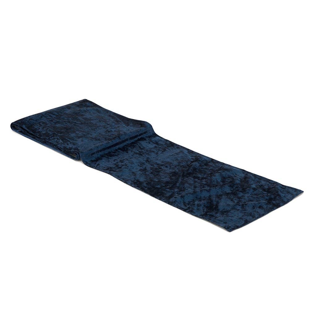 Weddingstar Inc. - Wholesale Table Runner - Velvet Table Runner - Navy Blue1