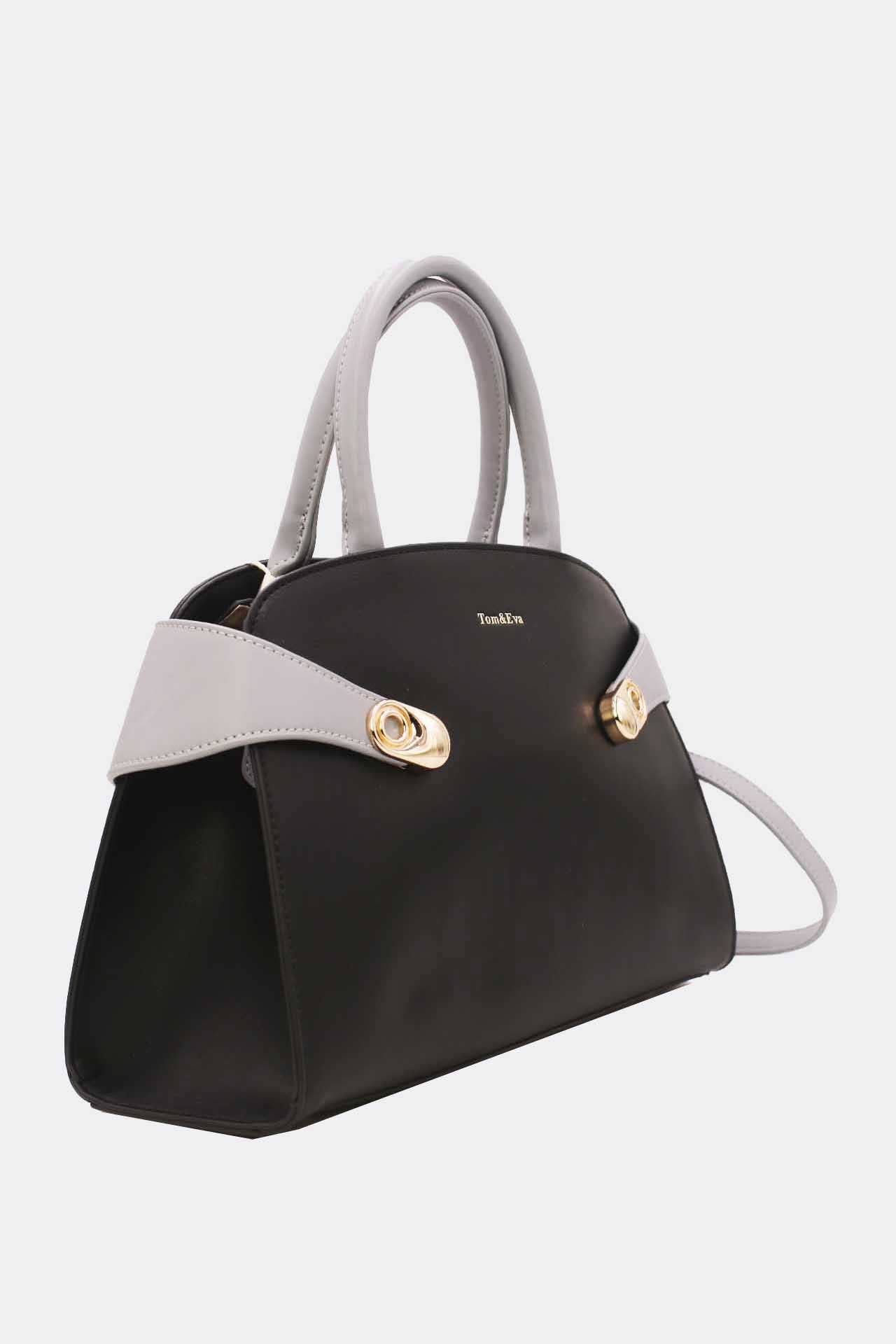Tom&Eva (F.D.M diffusion) - Wholesale Top Handle Bag - Women's - Women's Bicolour Handbag 23B-58291