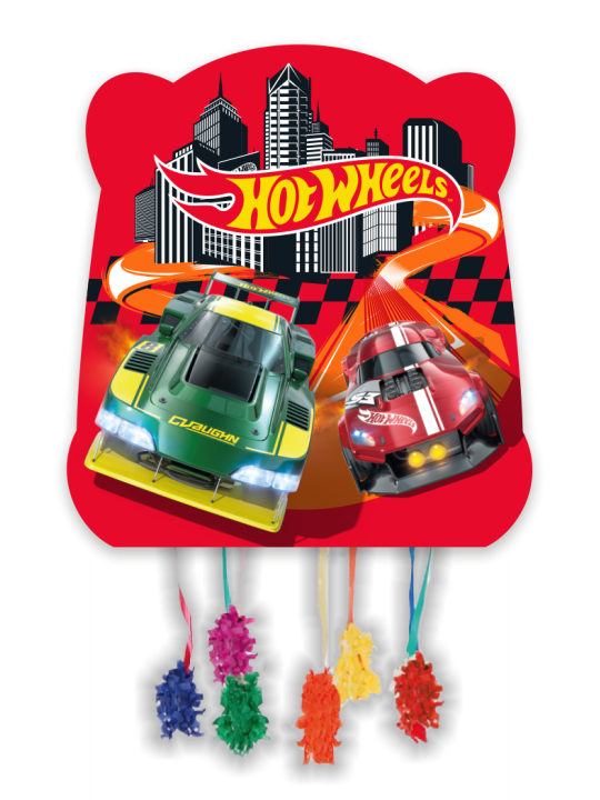 Dream Party - Wholesale Party Favor - Small Piñata 33 x 28 cm Hot Wheels0