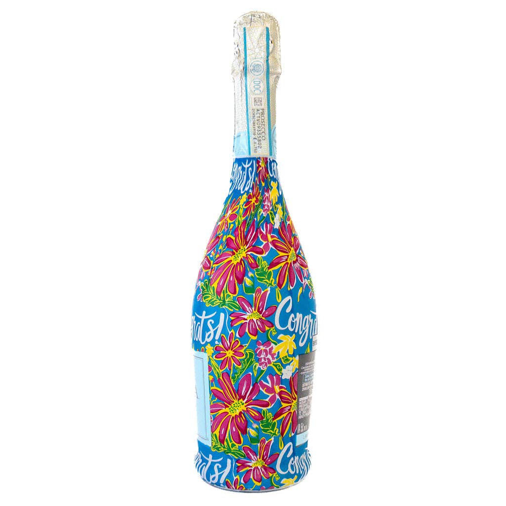 Beau Bottles - Wholesale Wine Gift Bag - Beau Bottles Preppy Congrats - Prosecco Collection1