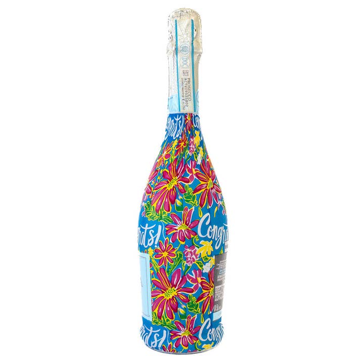 Beau Bottles - Wholesale Wine Gift Bag - Beau Bottles Preppy Congrats - Prosecco Collection1