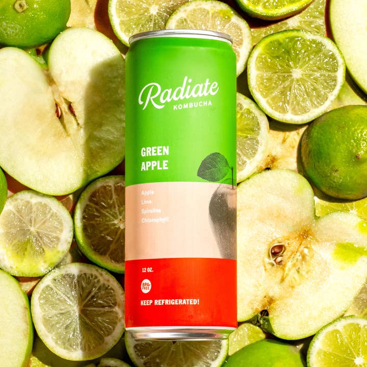 RADIATE MIAMI - Wholesale Kombucha - Green Apple Kombucha0