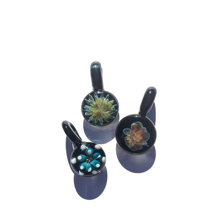Emily Powell Glass - Wholesale Individual Charm/Pendant - Handmade Glass Pendants - Assorted Colors