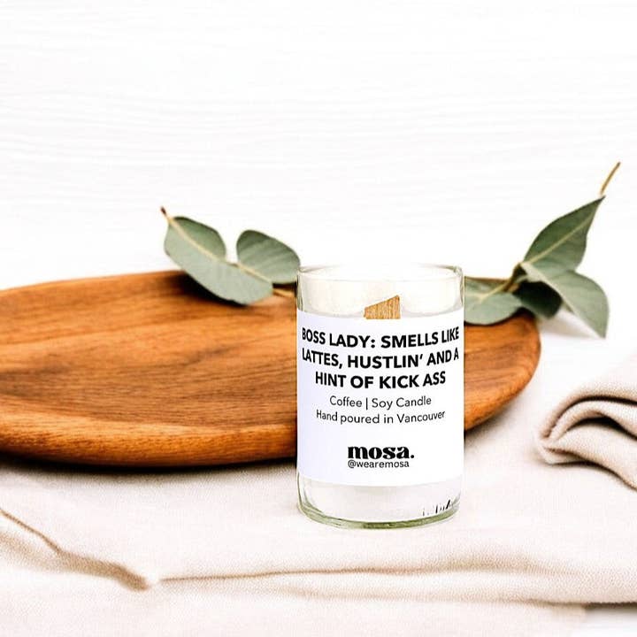 Mosa - Wholesale Jar/filled candle - Boss Lady - Coffee Candle4