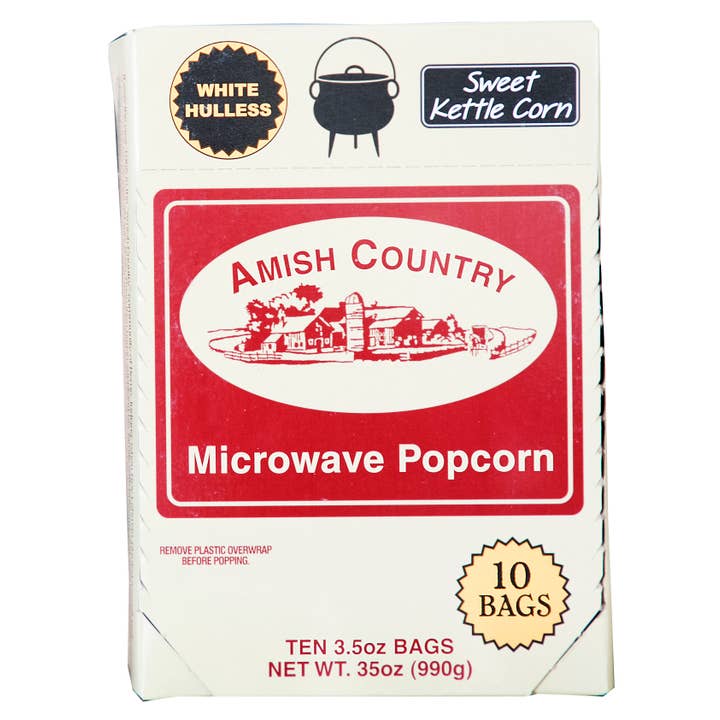 Amish Country Popcorn - Wholesale Popcorn - Mixed Case of 10pk Microwave Popcorn (6/10pk per case)3