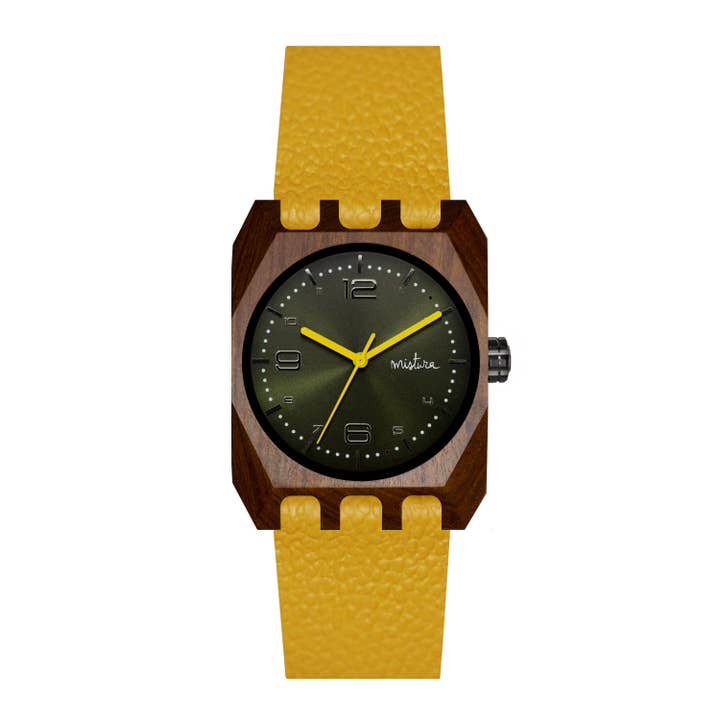 Volkano YELLOW - PUI - VERT CLASSIQUE - Y pour la vente par Mistura Timepieces