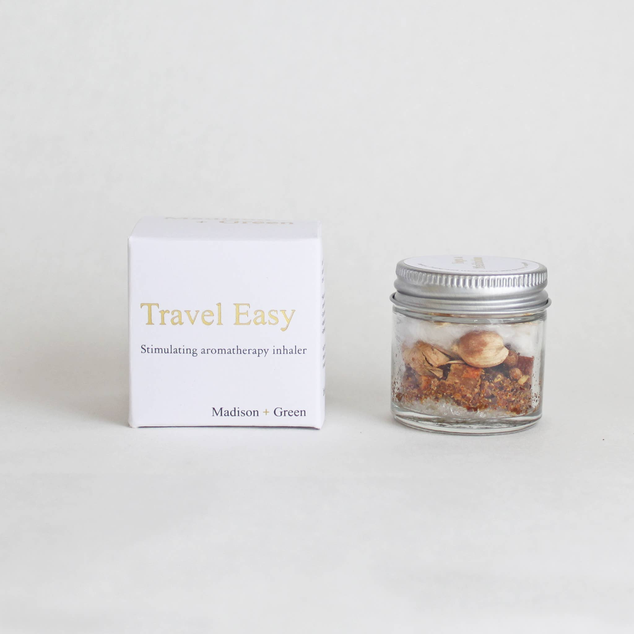 Madison + Green - Wholesale Aromatherapy Inhaler - "Travel Easy" - Stress Relief Aromatherapy Inhaler1