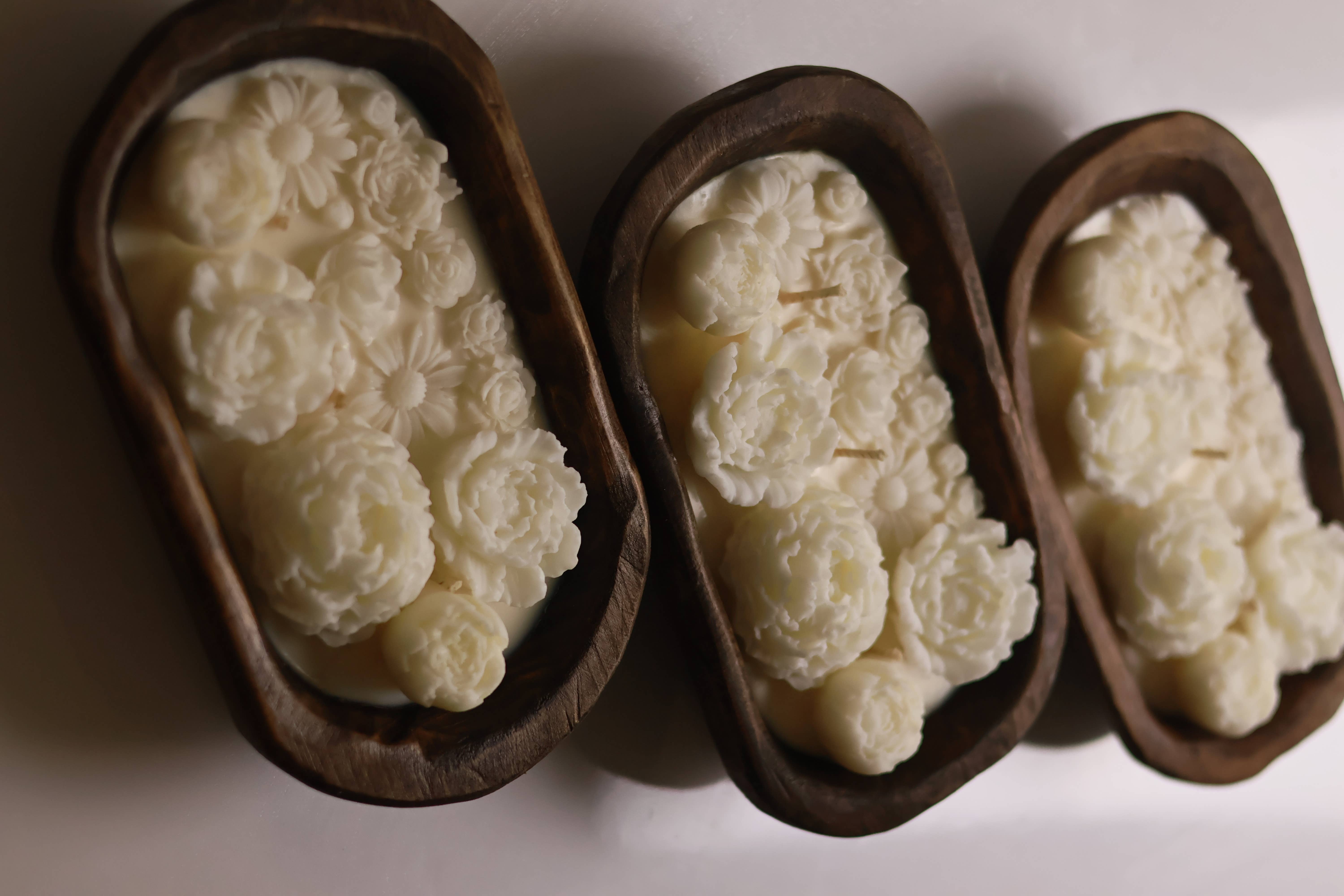 Agaboo Candle – Vela em jarro/copo por atacado – Vela de Taça de Massa Floral de Luxo 2,5x9,5in - Recipiente11