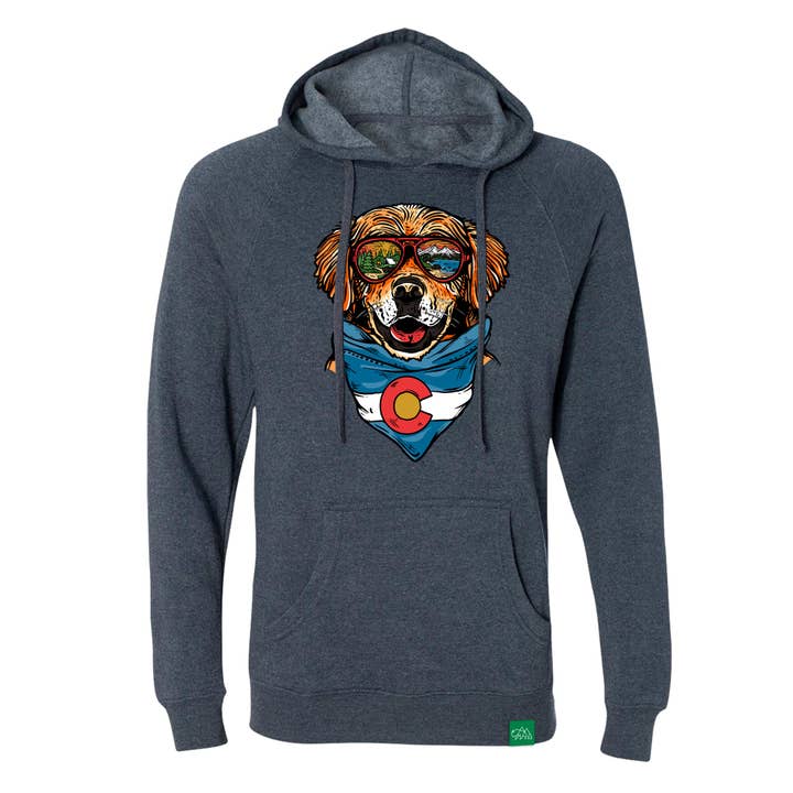 Maximus the Colorado Mountain Dog Hoodie Sweatshirt for wholesale by Wild Tribute