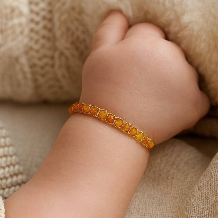 Baby & kids Gemstone jewelry / Birthstone BRACELET for wholesale by Zao & Co