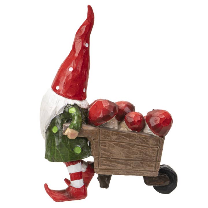 Pacific Trading - Wholesale Decorative Figurine - 14779 Gnome with Wheelbarrow C/24