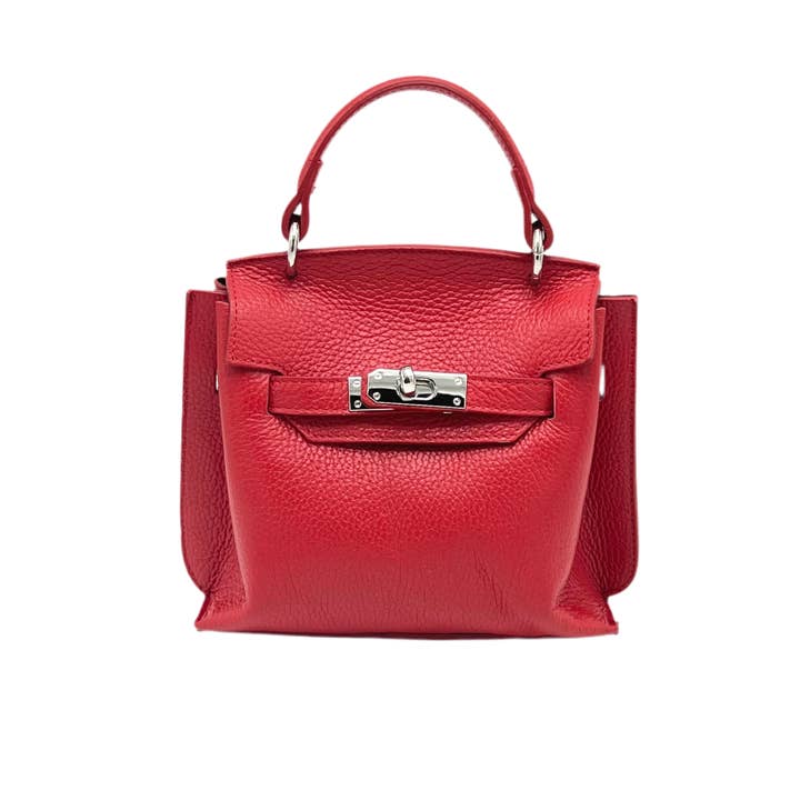 Suie Valentini srl - Wholesale Shoulder Bag - Women's - Genuine leather shoulder bag, Made in Italy, art. 112584