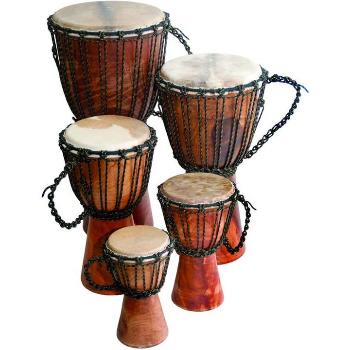 OMA - Eclectic Home - Wholesale Musical Instrument - Djembe Drum Wooden Hand Drum Musical Instrument - Large SZ2