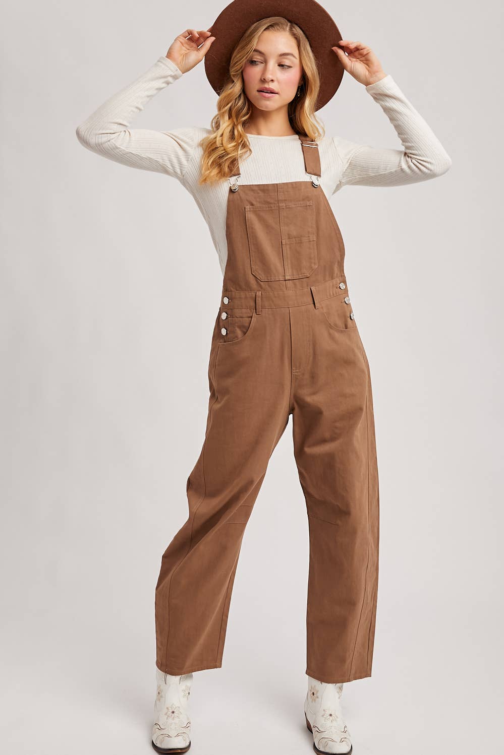 Bluivy - Wholesale Overalls - Women's - BARREL OVERALLS JUMPSUIT