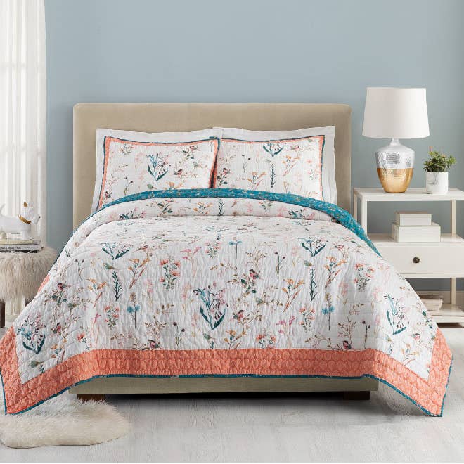 Engelse Tuin Quilt Set - Teresa Chan voor wholesale door Peking Handicraft