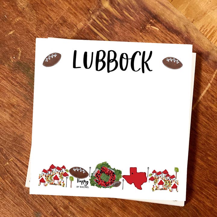 Happy By Rachel, LLC - Wholesale Notepad - Lubbock, TX Chunky Notepad-Stationery Writing Pad-100 Pages