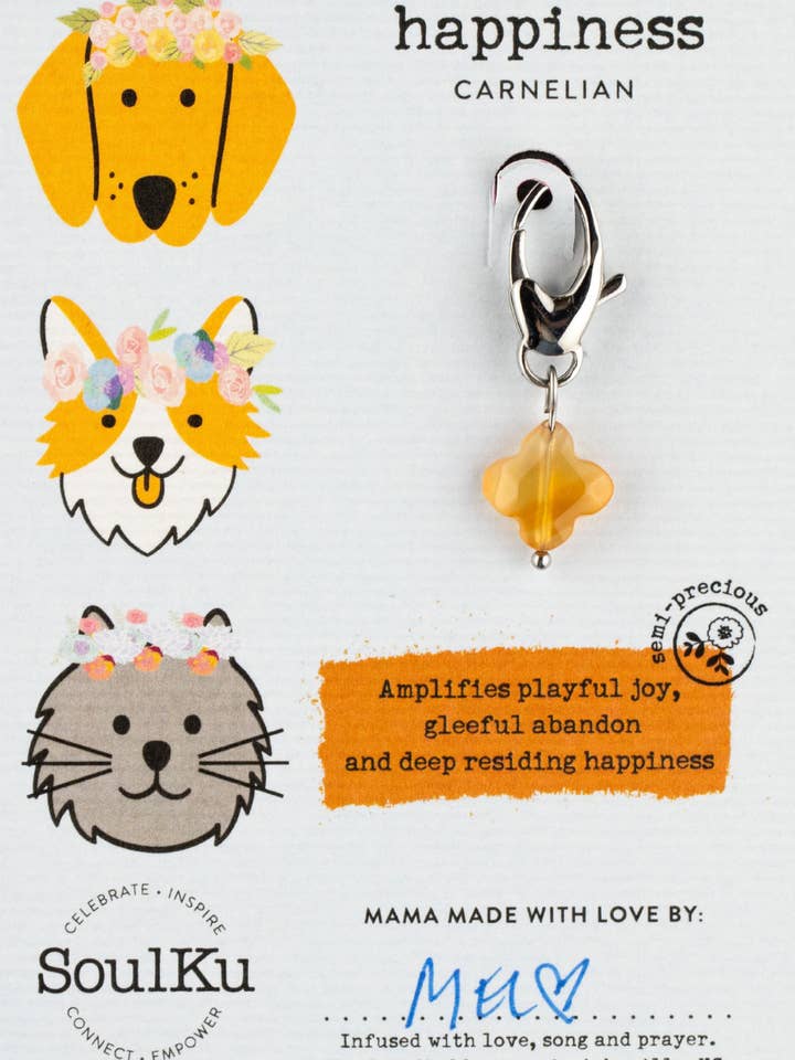 Tieranhänger aus Karneol zum Glücklichsein für den Großhandel von SoulKu