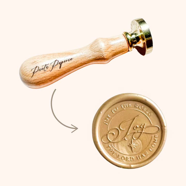 Katolsk julevoksseglstempler, Glæde til verden, Herren er kommet for engroshandel hos Pietà Paperie