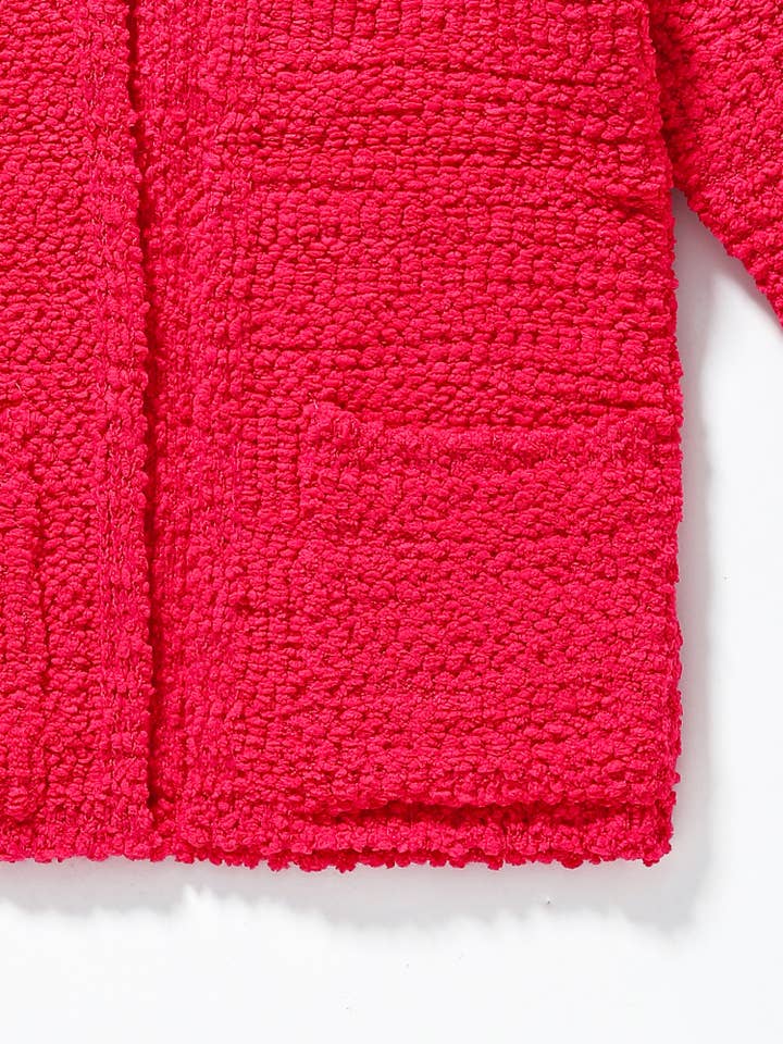 sassy kids palace - Wholesale Cardigan - Kids - Girls Hot Pink Cardigan Sweater