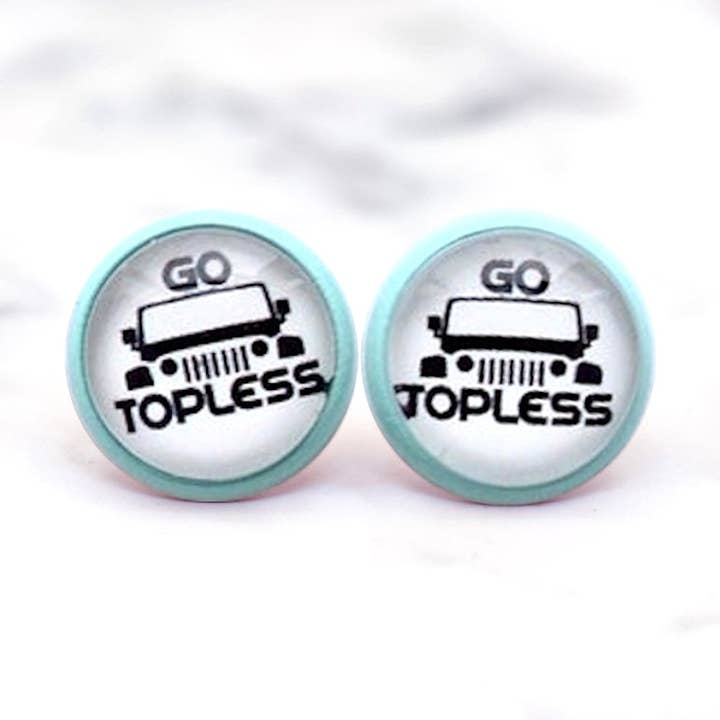 Boucles d'oreilles Jeep Go Topless pour la vente par Daydreamer Designs