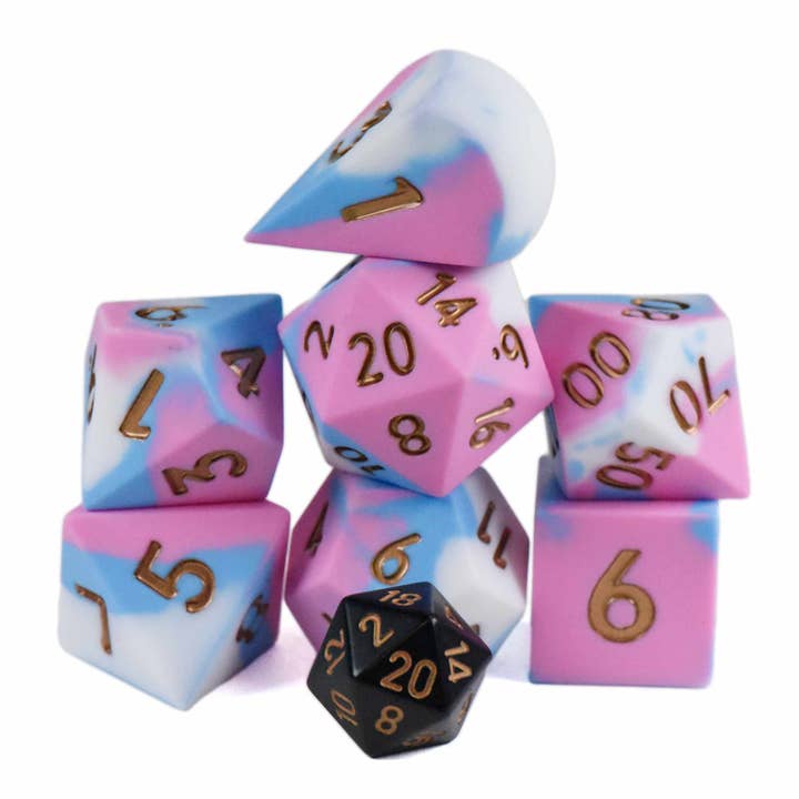 DNDDICE.COM - Wholesale Dice - Chonky Bubblegum Oversize (Silicone)3