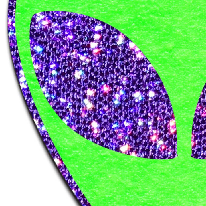Pastease® - Vendita all'ingrosso Copricapezzoli - Donna - Pasties per capezzoli alieni, colore: verde fluo e viola.4