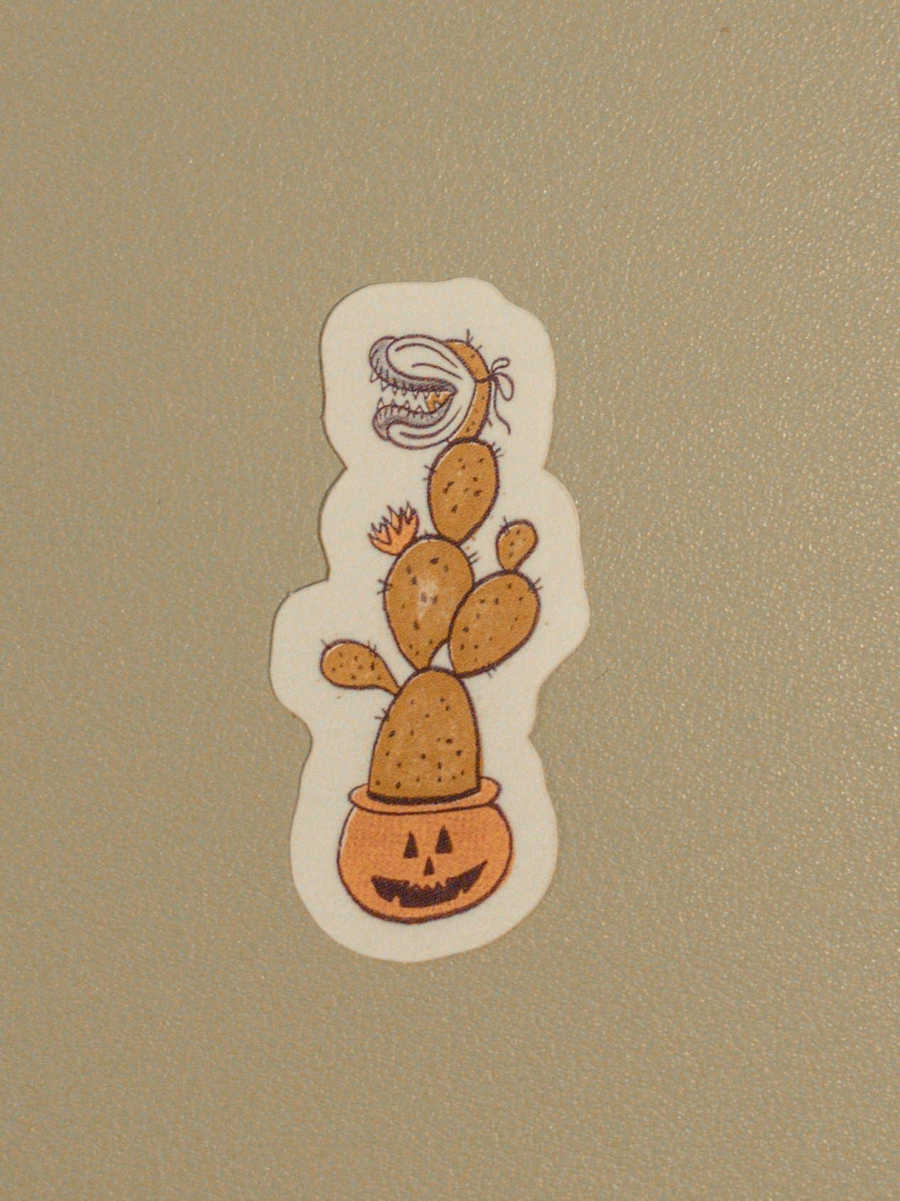 The Pleasant Creative - Wholesale Sticker - Spooky Cactus - Individual2