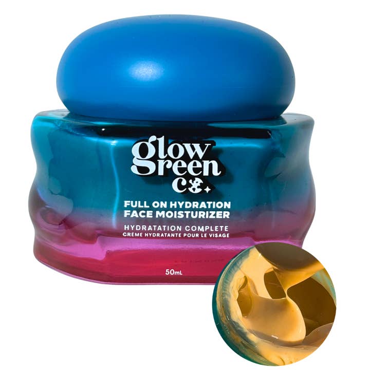 Hidratação Total Hidratante Facial Natural - Mistura patenteada por atacado de Glow Green Co.