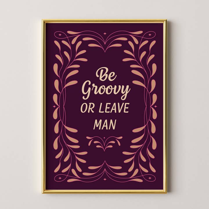 Vær cool eller smut mand Print II for engroshandel hos GiGi Thomas Designs