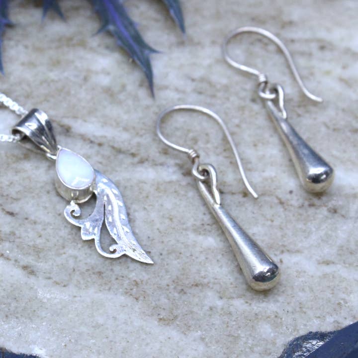 Didi Bahini Fair Trade - Wholesale Dangle Earrings - Paani Silver Earrings3