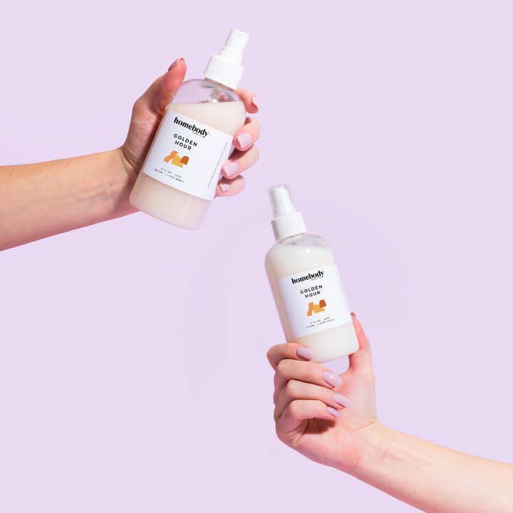 Homebody Candle Co. - Wholesale Room & Linen Spray - Golden Hour • room spray / linen mist