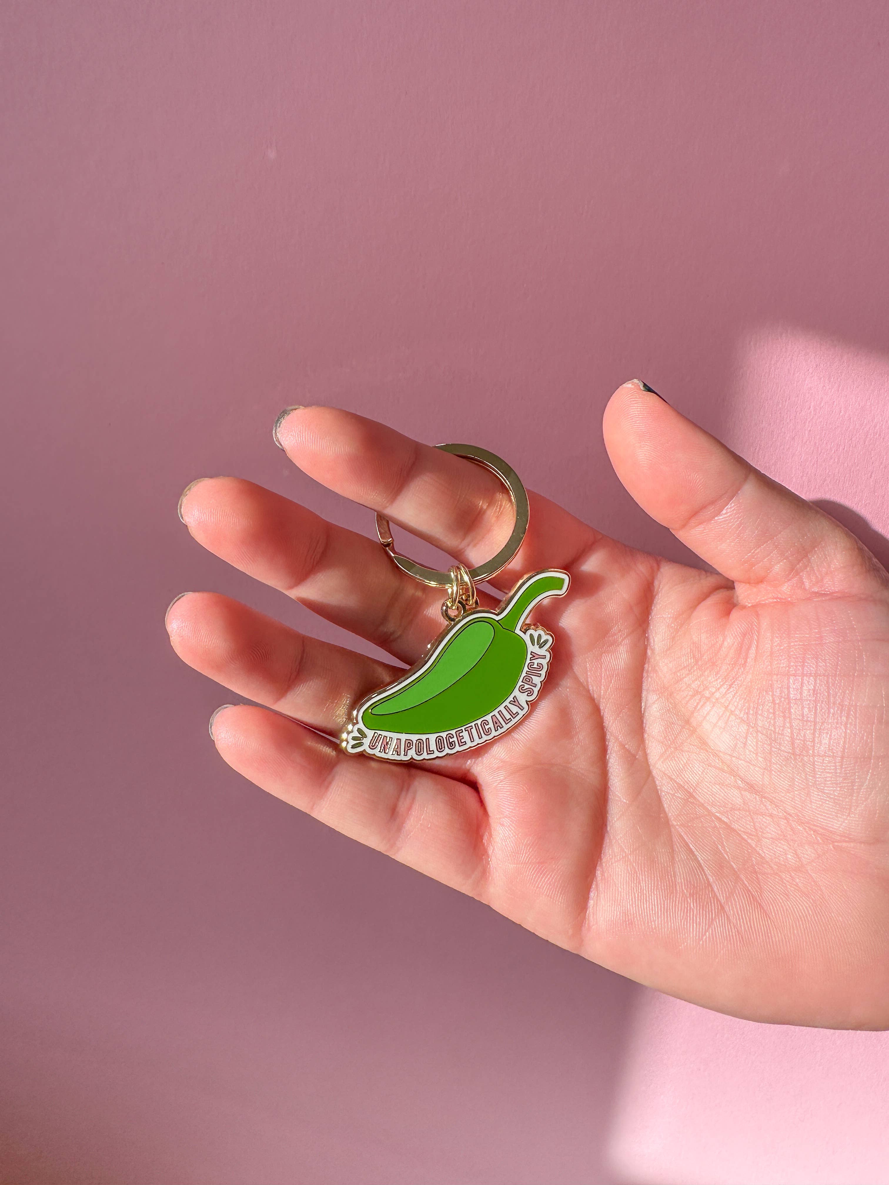 Isabella MG - Wholesale Keychain - Women's - Unapologetically Spicy Enamel Keychain2