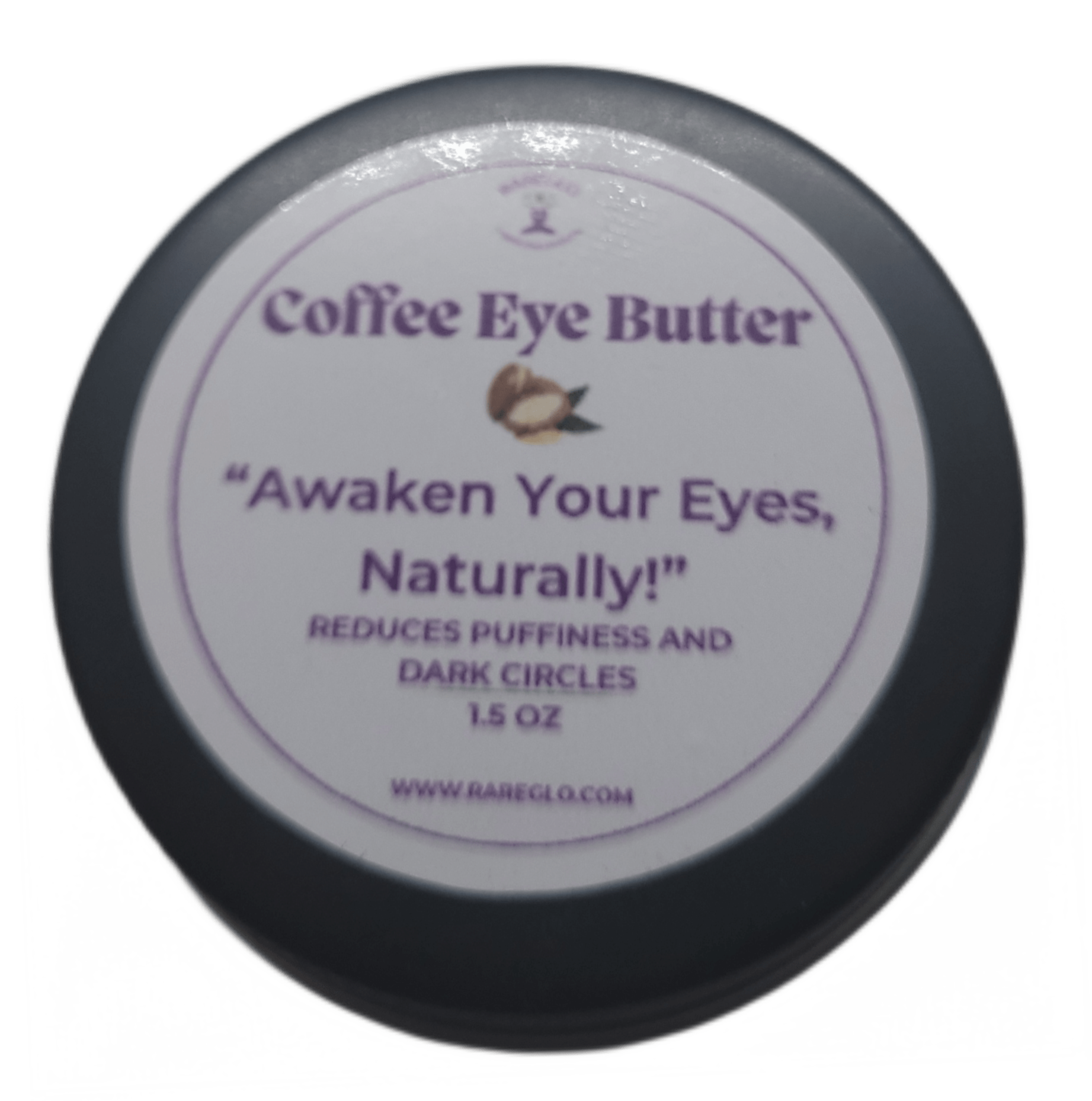 RareGlo Organic Shea Products - Wholesale Eye Cream/Gel -  Coffee Eye Butter1