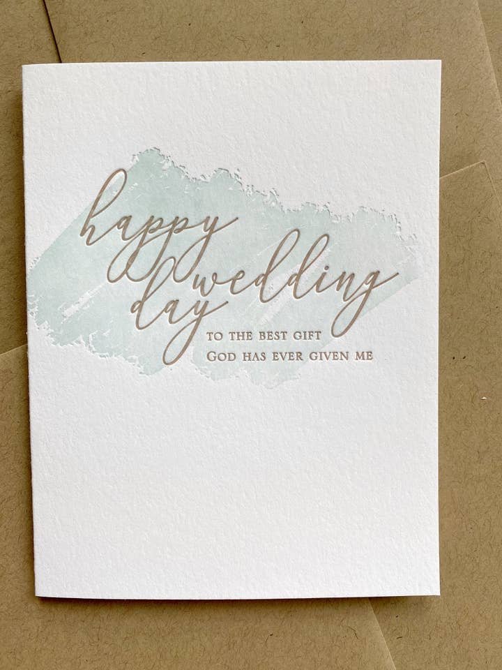 Glad Bryllupsdag for engroshandel hos jill.cate letterpress