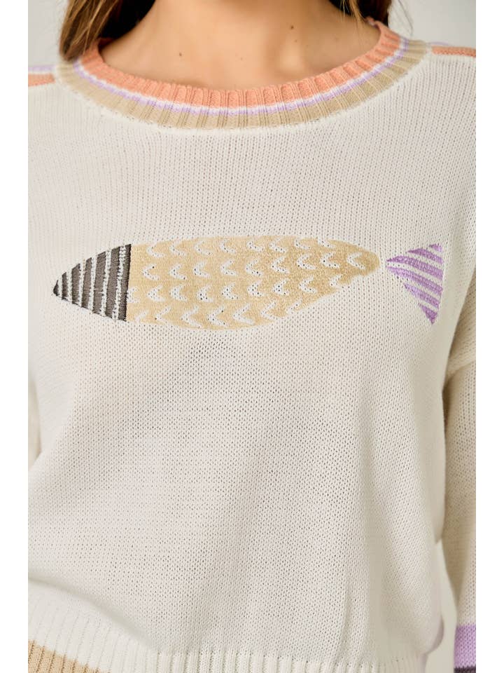 Mystree - Wholesale Knit Sweater - Women's - 61359 Color Block Pullover Sweater15