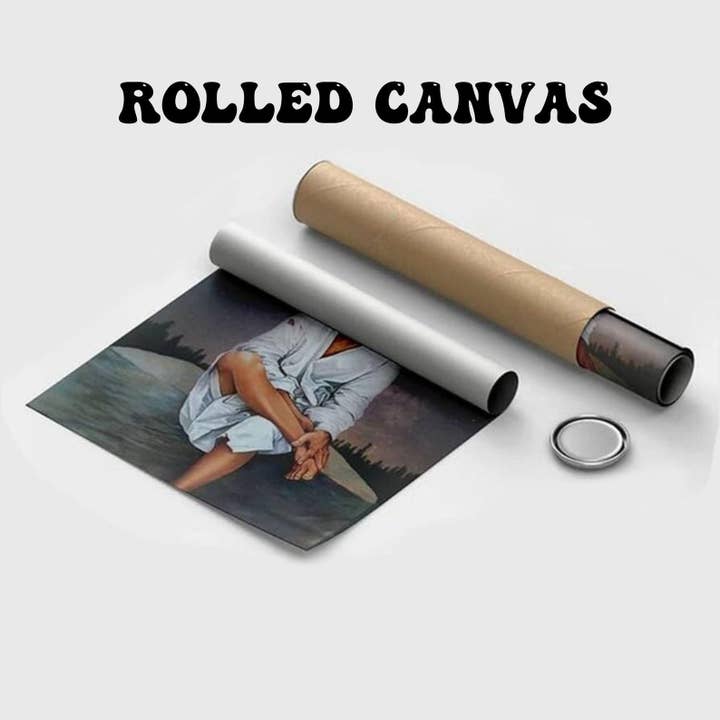 DTF Office - Wholesale Canvas Art - Cozy Winter Village Canvas: Snowy Christmas Houses Wall Art5