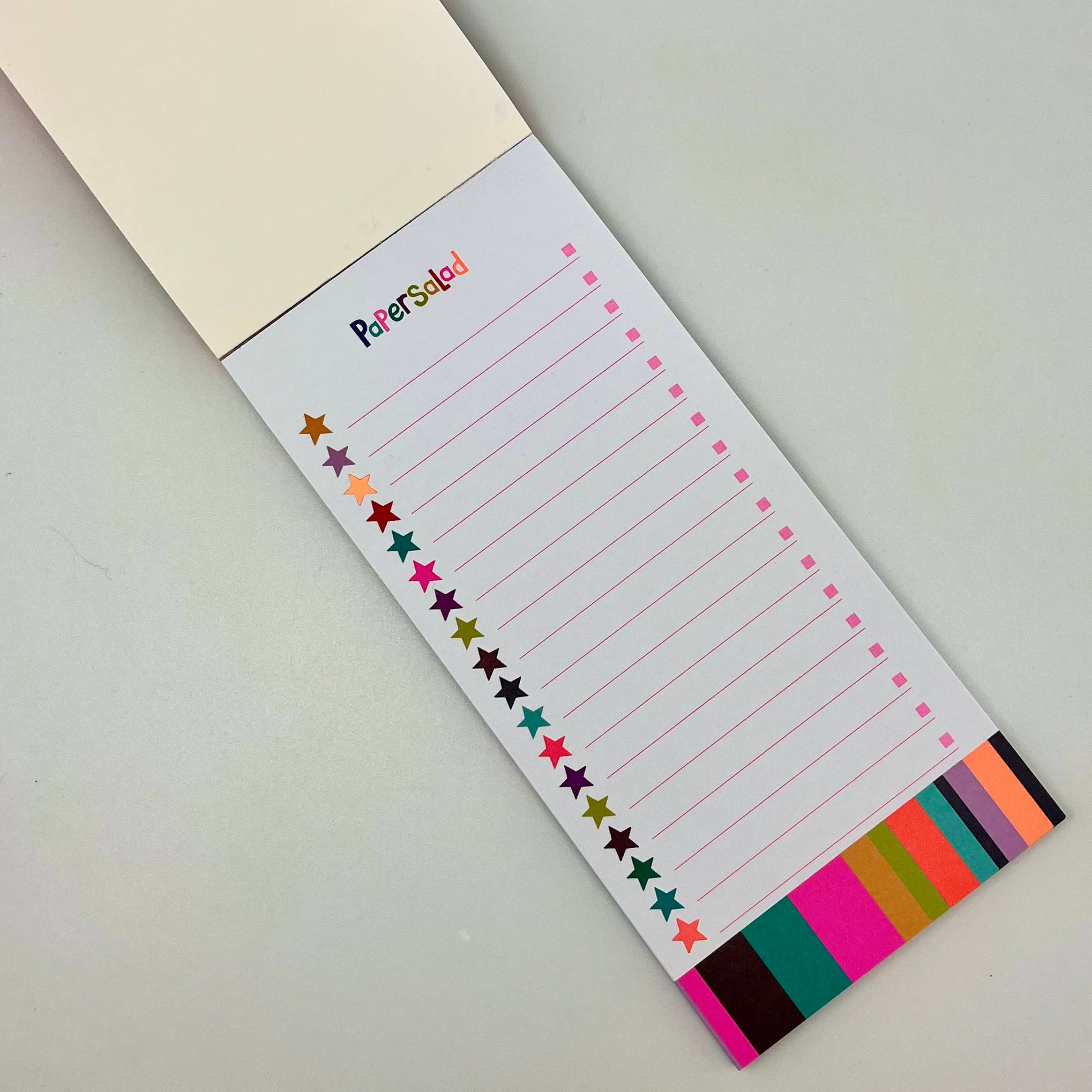 The Great British Card Company (GBCC) Ltd - Wholesale Notepad - Magnetic List Pad Notes To Do List Stripes Bright Stationery1