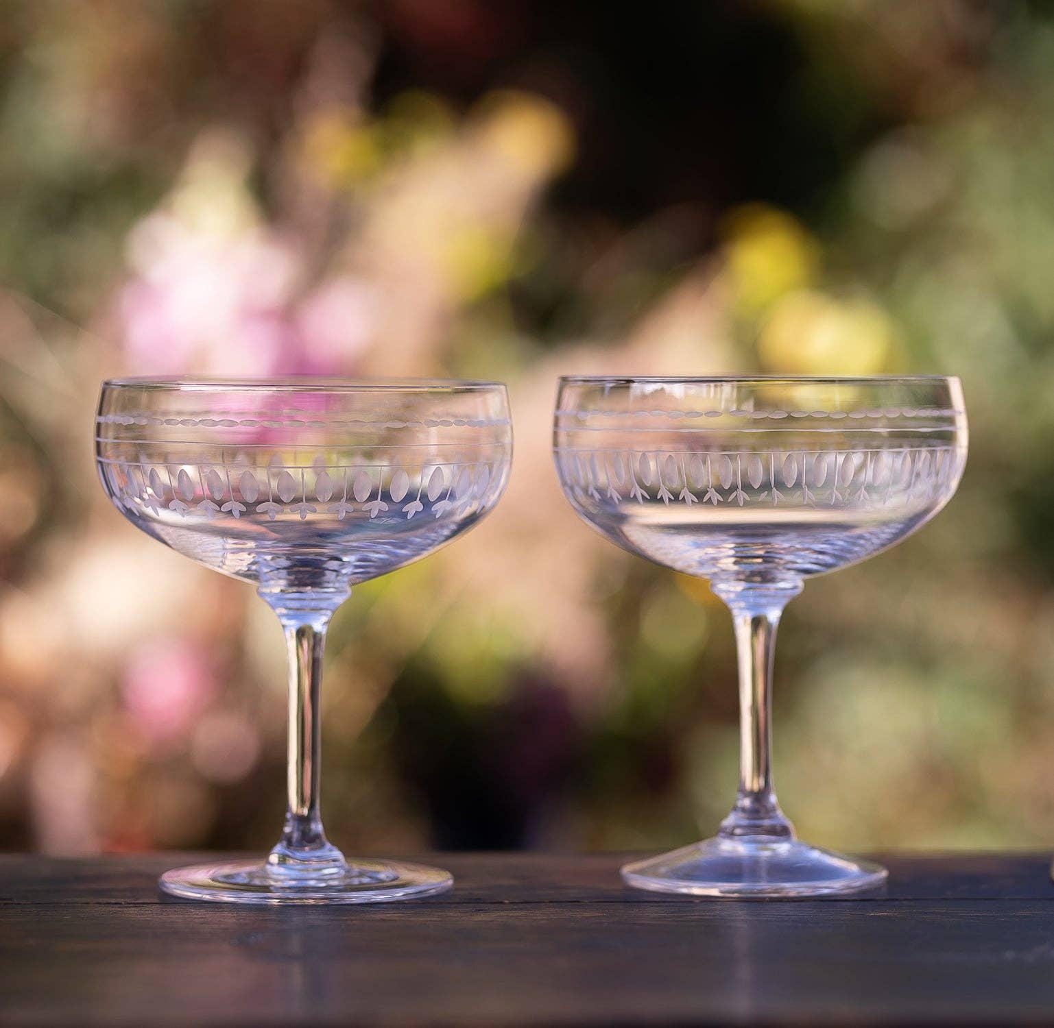 The Vintage List – Engroshandel Cocktail-/likørglas – Krystalcocktailglas med ovalt design1