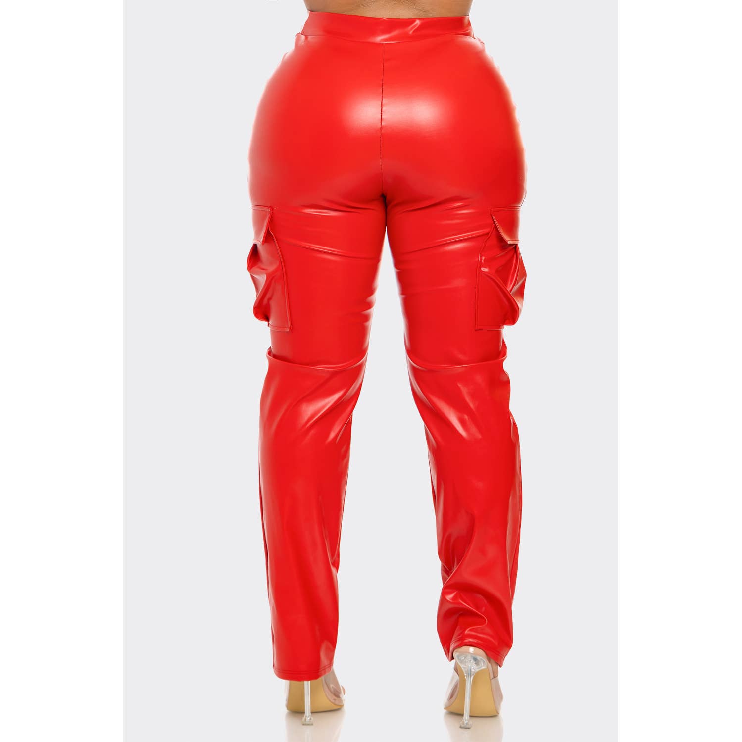 Uptown Apparel – Calças - Mulher por atacado – B111091 Calças Cargo PU PU3