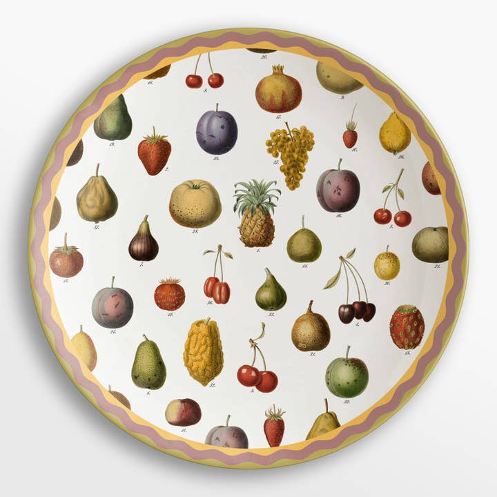 Vito Nesta Grand Tour - Wholesale Serving Plate - Cabinet de Curiosités 6 porcelain placemats #25