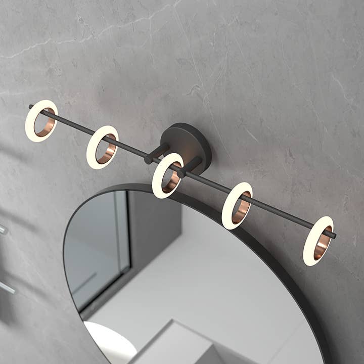 Oroma Home - Vendita all'ingrosso Applique - Lampada da bagno Loop a 5 luci dimmerabile3