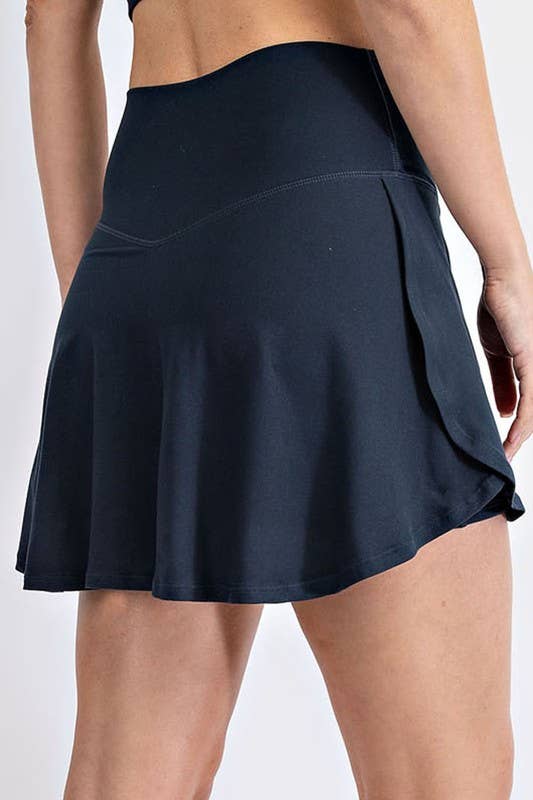 Sunday Morning - Wholesale Skort - Women's - S0970PL37 PLUS V SHAPED HIGH-WAIST BUTTER YOGA FABRIC SKORT18