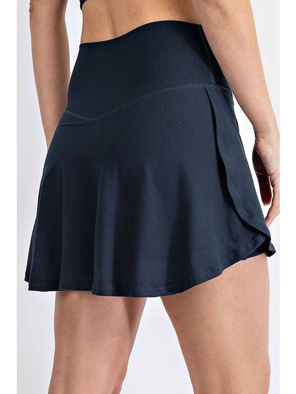 Sunday Morning - Wholesale Skort - Women's - S0970PL37 PLUS V SHAPED HIGH-WAIST BUTTER YOGA FABRIC SKORT18