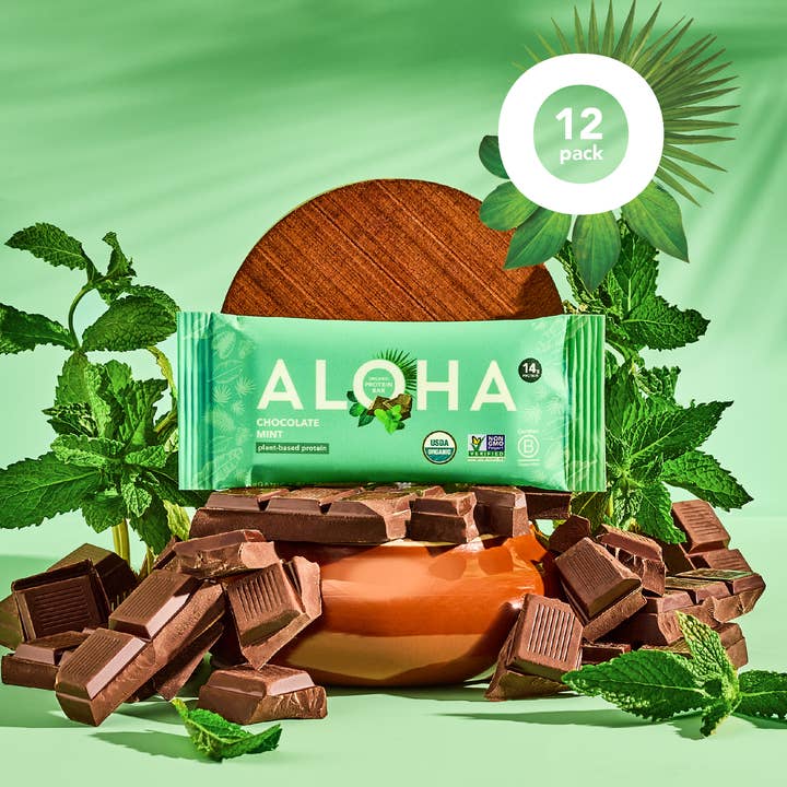 Aloha - Wholesale Snack Bar - Chocolate Mint Protein Bar1