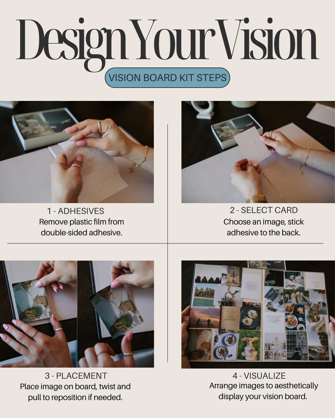 Daily Dopamine - Venta al por mayor Kit de manualidades - Kit de tablero Vision2