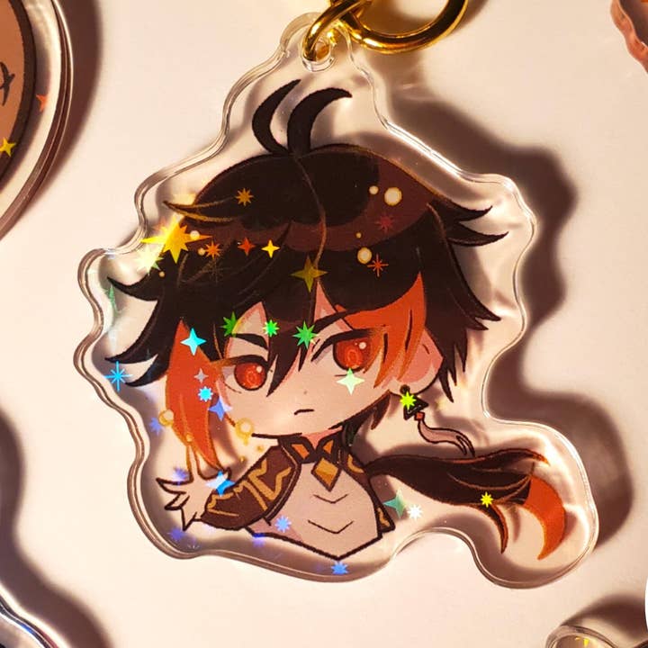 Zhon'gli | Llavero de Acrílico para venta al por mayor de Power Up & Co.