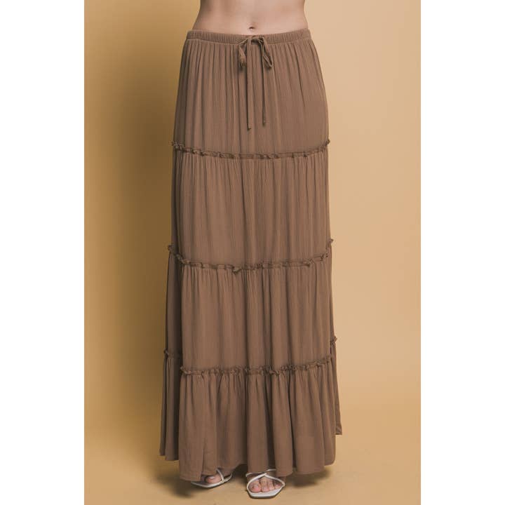 HiteJeans - Wholesale Skirt - Women's - Tiered Maxi Skirt8