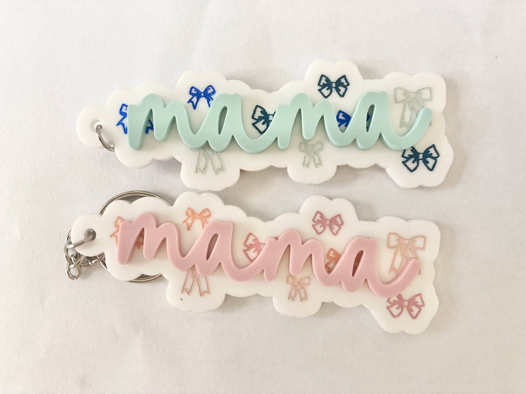 Cope and Co Custom Signs - Vendita all'ingrosso Portachiavi - Donna - Portachiavi Bow Mama2