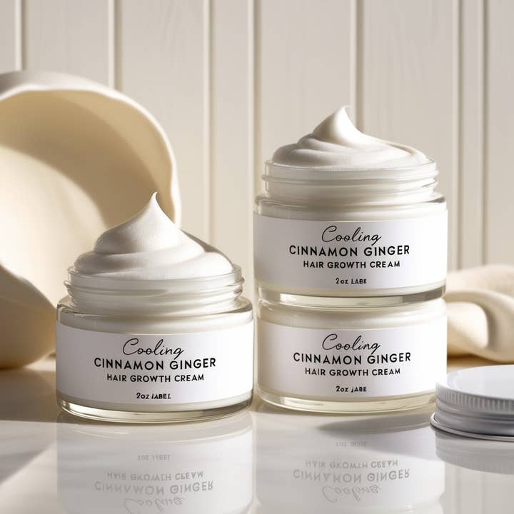 Beautique Goals - Wholesale Scalp/Hair Treatment - Cooling Cinnamon Ginger Hair Growth Cream
