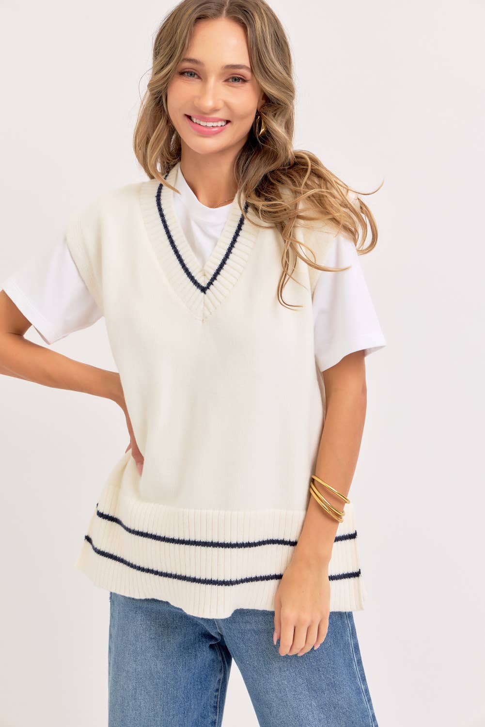 Sweet Lovely by Jen - Wholesale Knit Sweater - Women's - EFFORTLESSLY ESSENTIAL KNIT TOP/VEST5